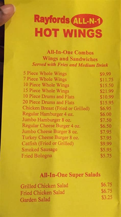 Rayford's hot wings cordova - Oct 22, 2016 · Rayford's All In One Hot Wings, Cordova: See 4 unbiased reviews of Rayford's All In One Hot Wings, rated 5 of 5 on Tripadvisor and ranked #59 of 151 restaurants in Cordova.